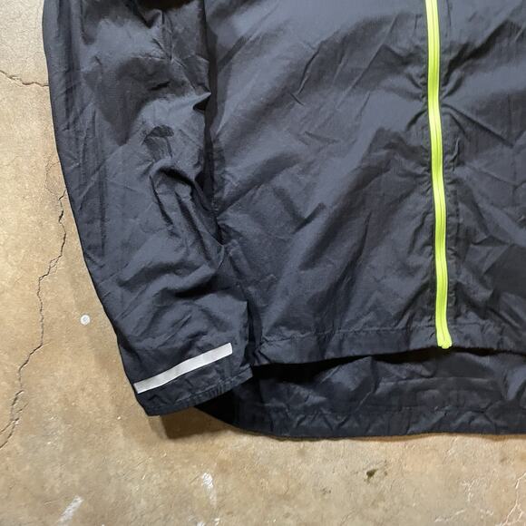 Nike 3M Impossibly Light Running Jacket Unisex L Full Zip Hood Black - Picture 2 of 8